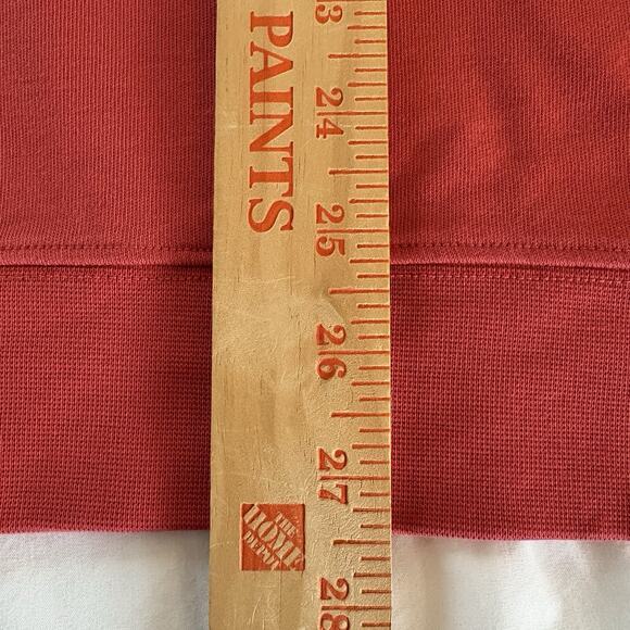 Vineyard Vines Sweatshirt Men’s Jersey 1/4 Zip Pullover Cotton Dark Pink Large - Picture 12 of 12